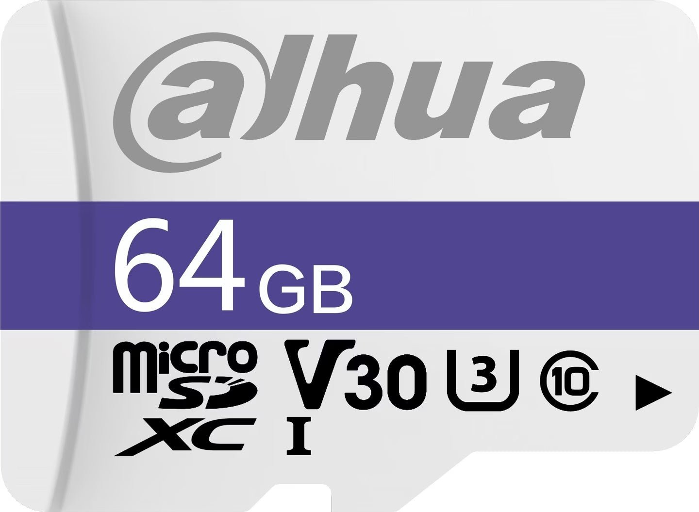 Dahua DHI - TF - C100A 64GB microSD Speicherkarte – V30, mit SD - Adapter - Calitronshop.com