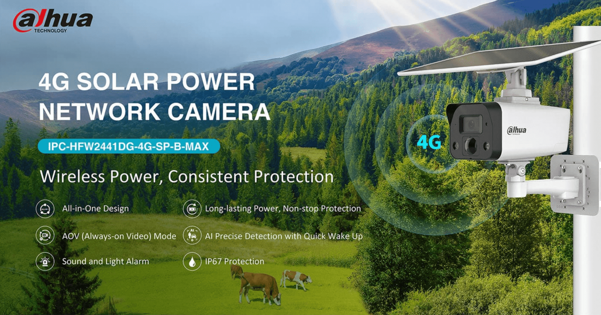 Dahua TITAN D1 - 4G LTE Mobilfunk Kamera für den Ausseneinsatz - Calitronshop.com