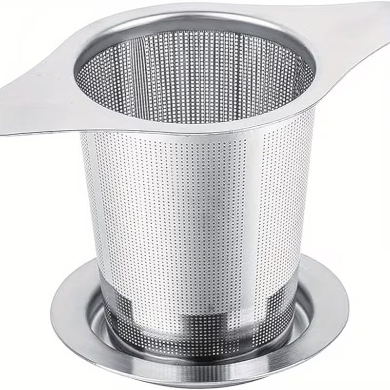 Edelstahl Teefilter mit Doppelgriff - Calitronshop.com