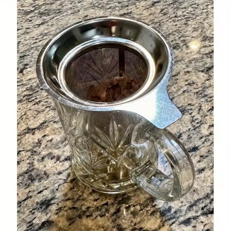 Elegantes Edelstahl - Teesieb für die anspruchsvolle Teekultur - Calitronshop.com