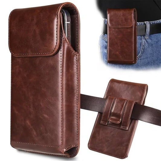 Gürtel Smartphone Tasche Etui Braun - Calitronshop.com