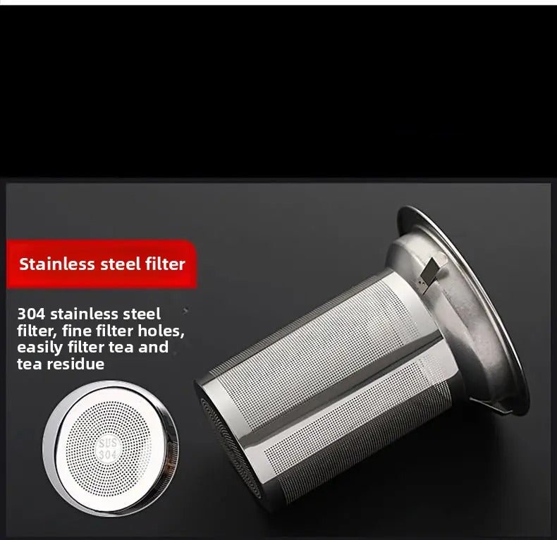 Hochwertige Borosilikatglas - Teekanne gehämmertes Glas 750ml - Calitronshop.com