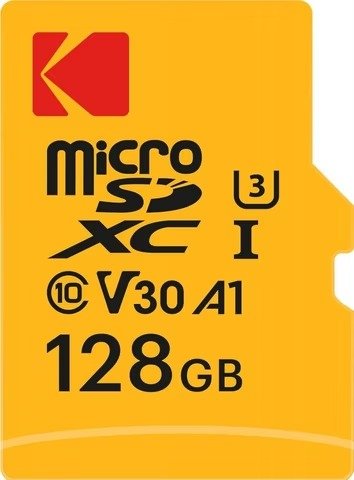 Kodak 128GB microSDXC Speicherkarte V30, U3 Class 10 - Calitronshop.com