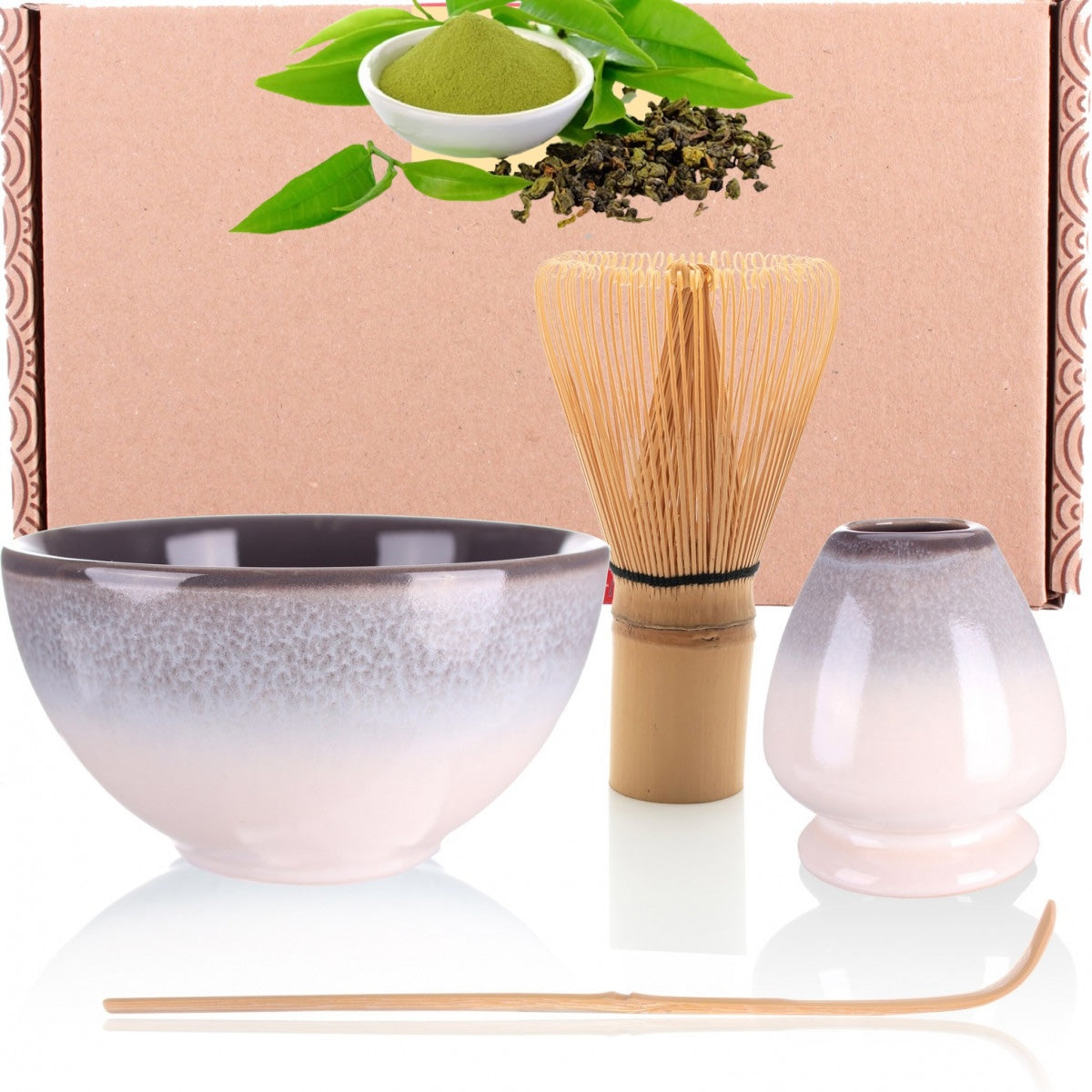 Matcha Tee Set "Midori" inkl.Bambus Besen