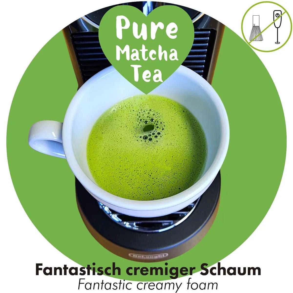 Matcha Vanille Tee Kapseln 20 Stück kompatibel mit Nespresso - Calitronshop.com