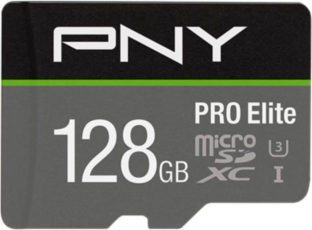 PNY microSDXC 128GB Speicherkarte Überwachungskameras, Drohnen etc. - Calitronshop.com