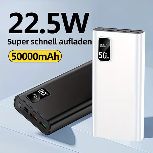 Powerbank 50000mAh mit Type - C Schnellladung & LED - Anzeige - Calitronshop.com
