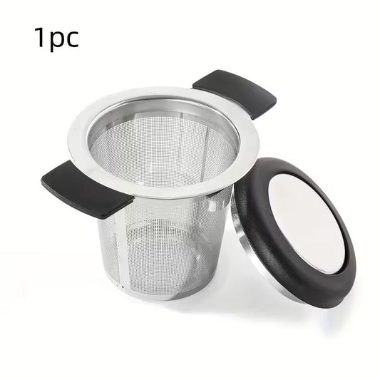 Premium Teesieb Edelstahl - Extra feines Sieb für losen Tee - Calitronshop.com