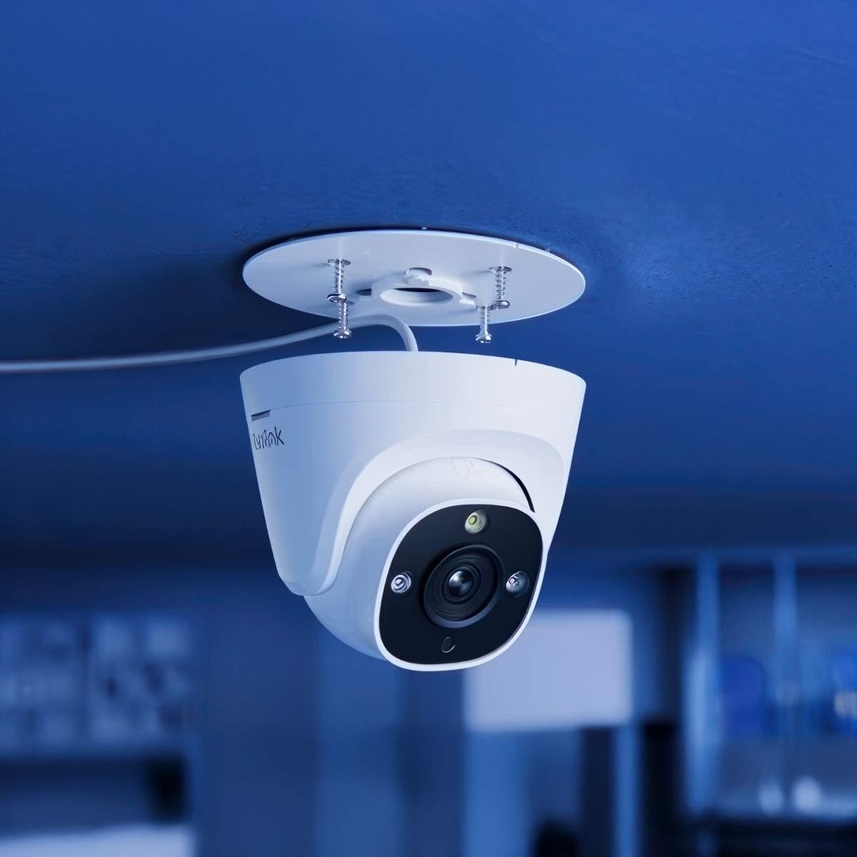 Professional Series Reolink RP - PCT12M Intelligente 12 MP Ultra - HD PoE Dome Überwachungskamera, Spotlights Perimeterschutz - Calitronshop.com