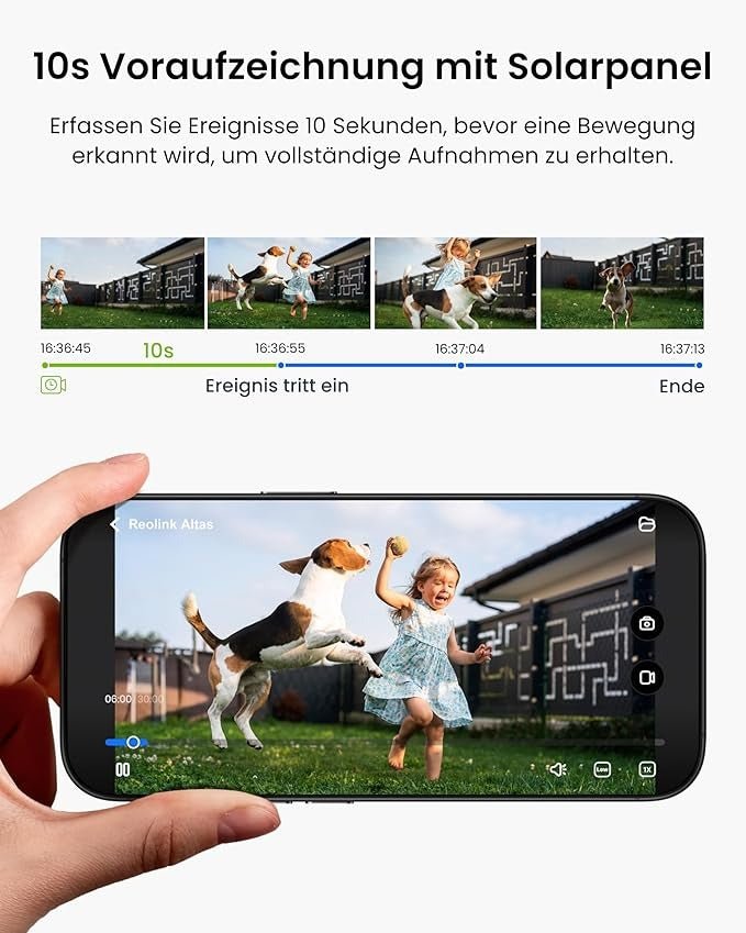 Reolink Altas 2K Überwachungskamera 20'000mAh Akku & Color X Nachtsicht - Calitronshop.com