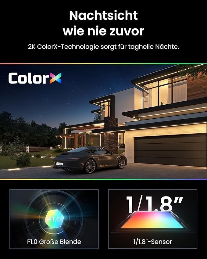 Reolink Altas 2K Überwachungskamera 20'000mAh Akku & Color X Nachtsicht - Calitronshop.com