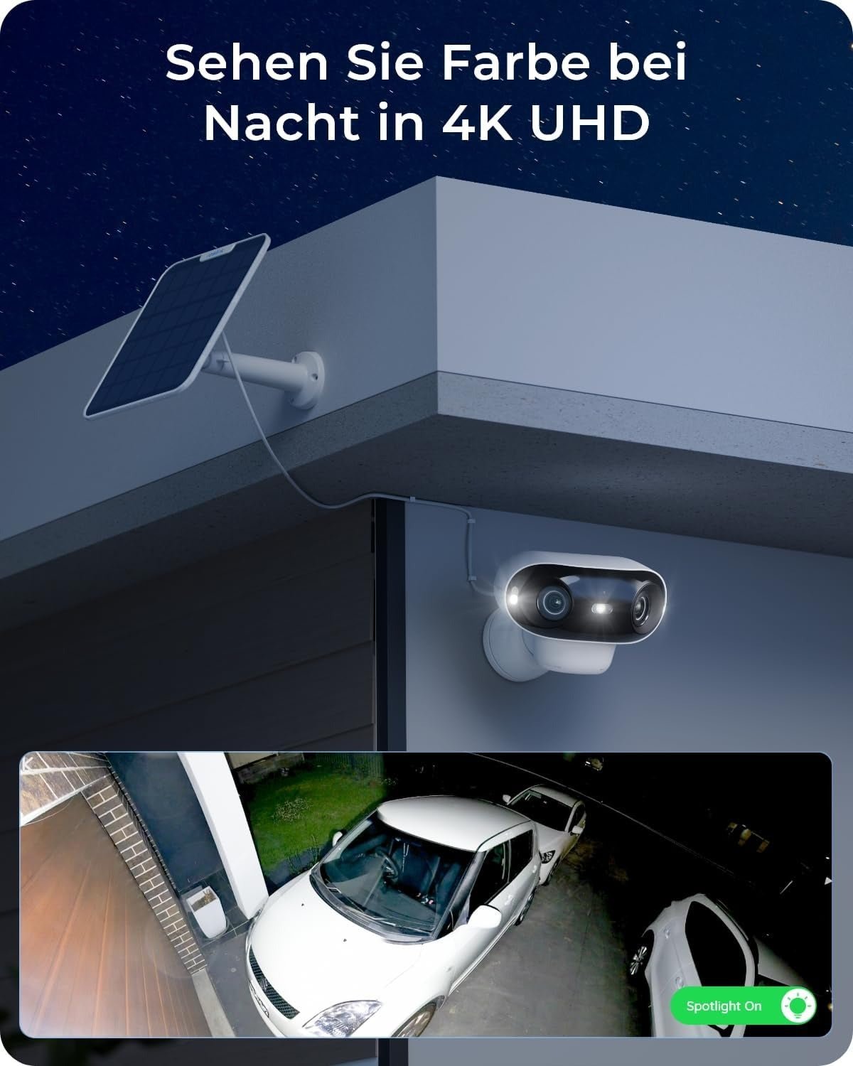 Reolink Argus 4 4K Akku Überwachung 180° - Calitronshop.com