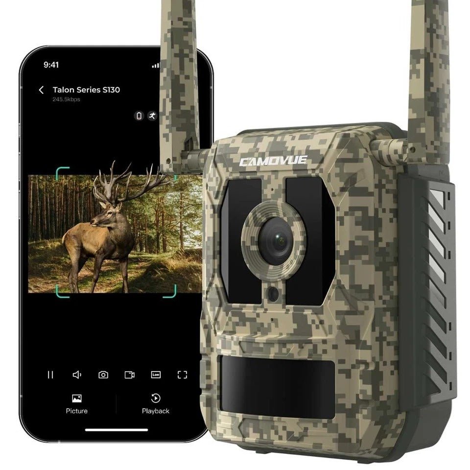 Reolink Camvoue Talon Pro 4K - 4G LTE Wildkamera Version inkl. Akku Pack - Calitronshop.com