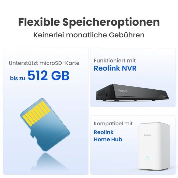Reolink F850W – 4K PTZ WLAN-Kamera mit Flutlicht & Auto-Tracking - Calitronshop.com