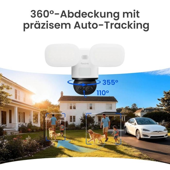 Reolink F850W – 4K PTZ WLAN-Kamera mit Flutlicht & Auto-Tracking - Calitronshop.com
