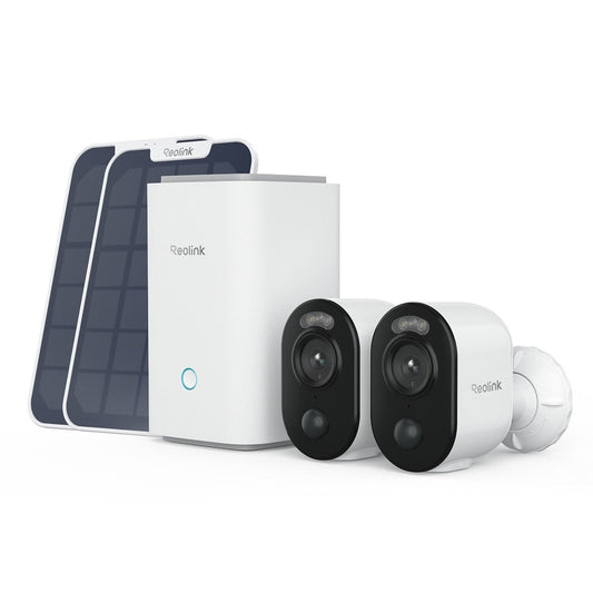 Reolink Set Bundle 2x B350 Kamera, 1x Home Hub1 & 2x Solarpanel - Calitronshop.com