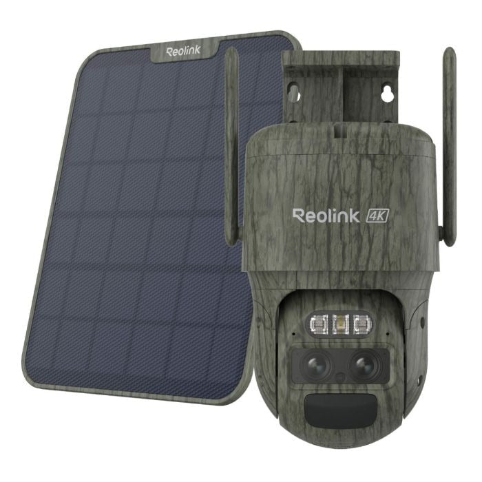 Reolink Trackmix Series G770 mit Solarpanel 2, 4K - 4G LTE kabellose PTZ - Überwachungskamera - Calitronshop.com