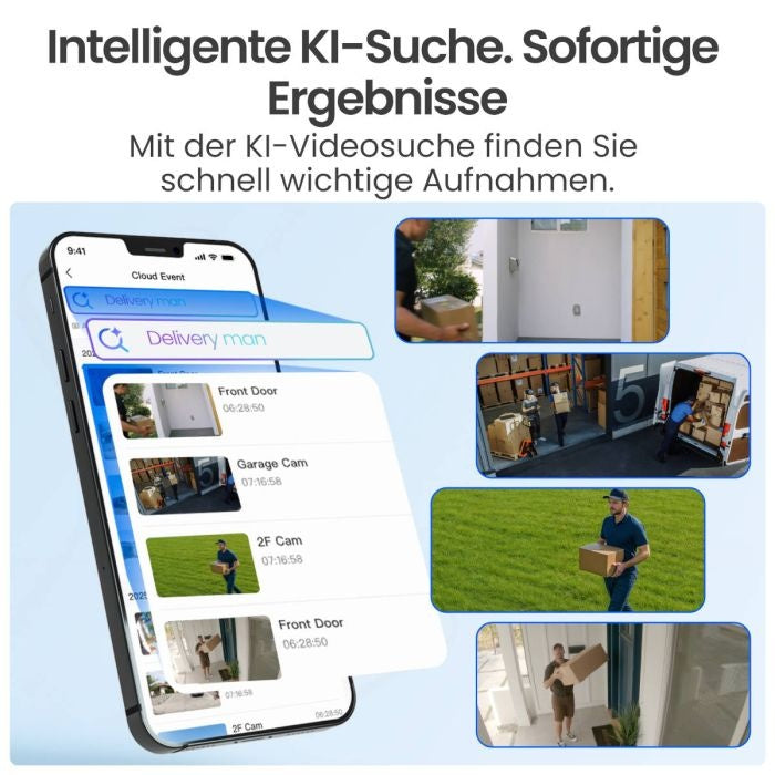 Reolink Elite W740, 4K WLAN, Farbsicht bei Tag und Nacht, Überwachungskamera