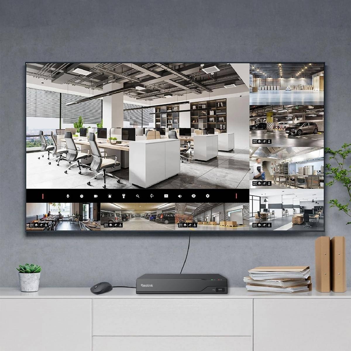 RP - PN8 Professioneller 8 - Kanal PoE Netzwerkvideorekorder mit HDMI & VGA - Ausgang Reolink - Calitronshop.com