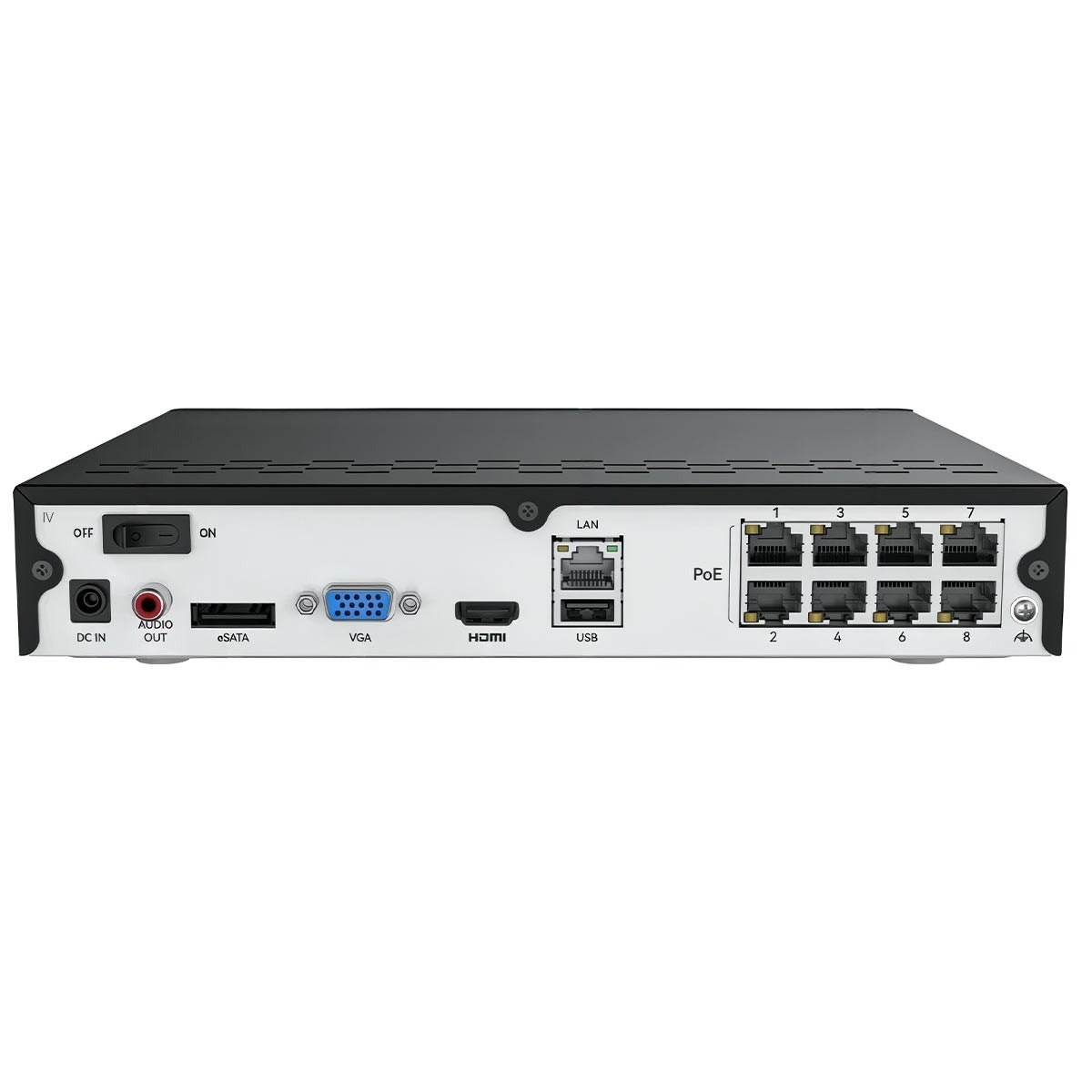 RP - PN8 Professioneller 8 - Kanal PoE Netzwerkvideorekorder mit HDMI & VGA - Ausgang Reolink - Calitronshop.com