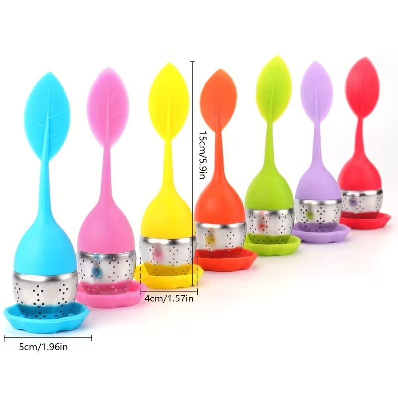 Teeei aus Edelstahl und Silikon Kreatives Geschenk - Calitronshop.com