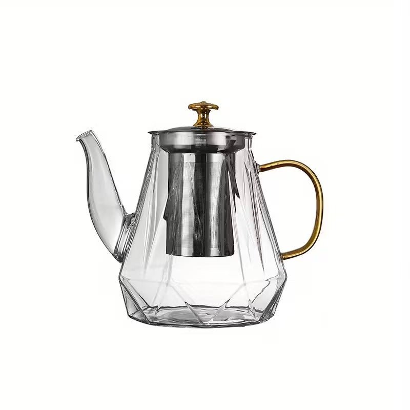 Teekanne diamant 1Liter Minimalistisches Design - Calitronshop.com
