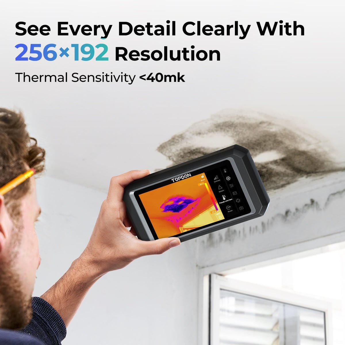 TOPDON TC003 Wärmebildkamera – 5" Touchscreen, OTG - Calitronshop.com