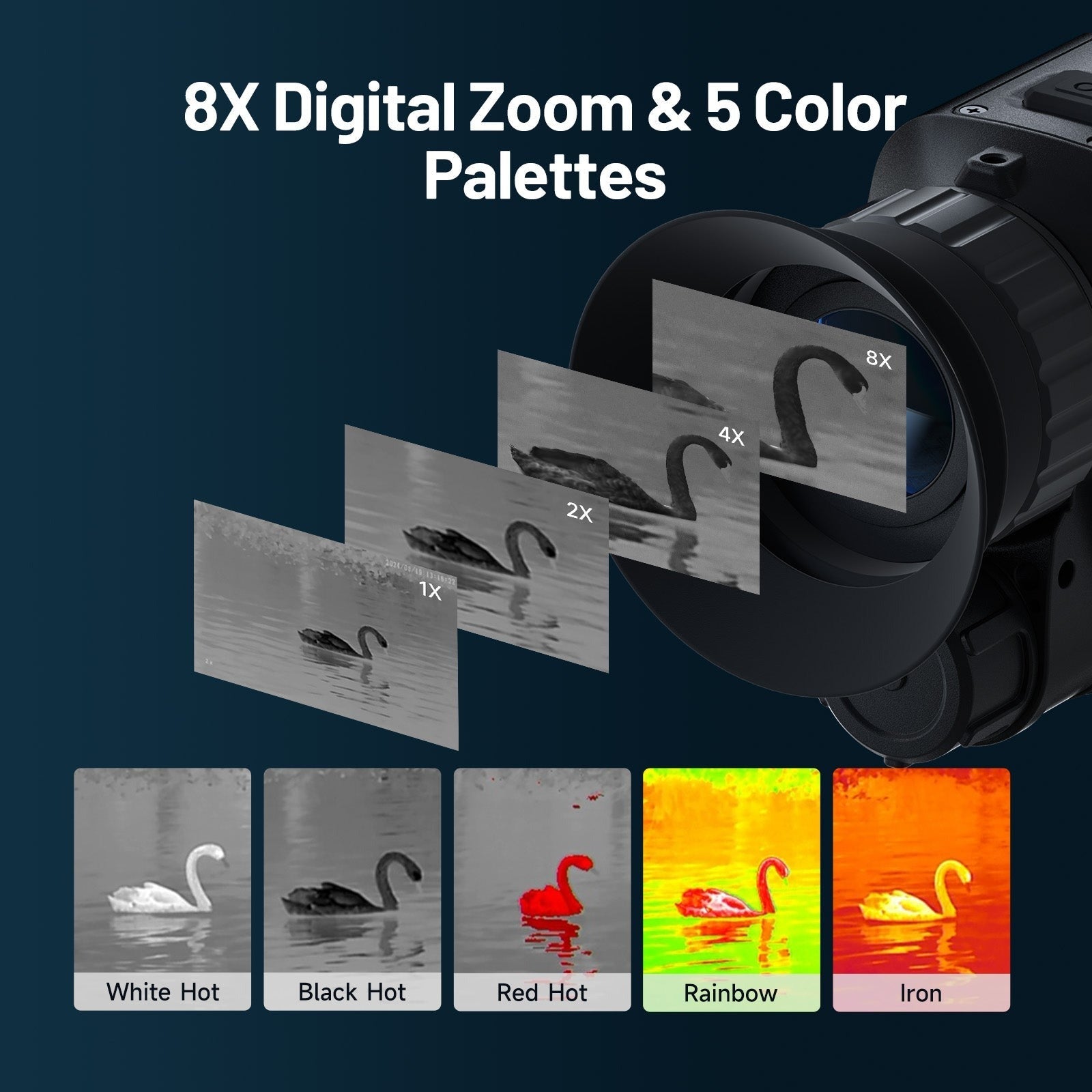 TOPDON TS005 Profi Wärmebild - Nachtsicht Kamera für Jagd, Freizeit, Outdoor - Calitronshop.com