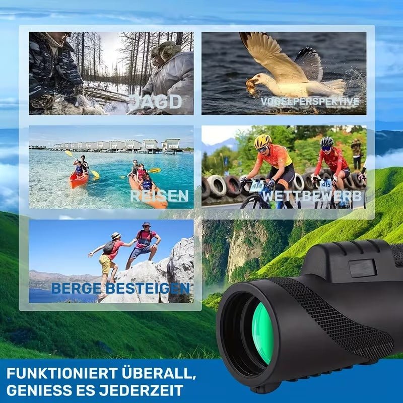 Tragbares Monokular Teleskop 8x42 Fernglas - Calitronshop.com