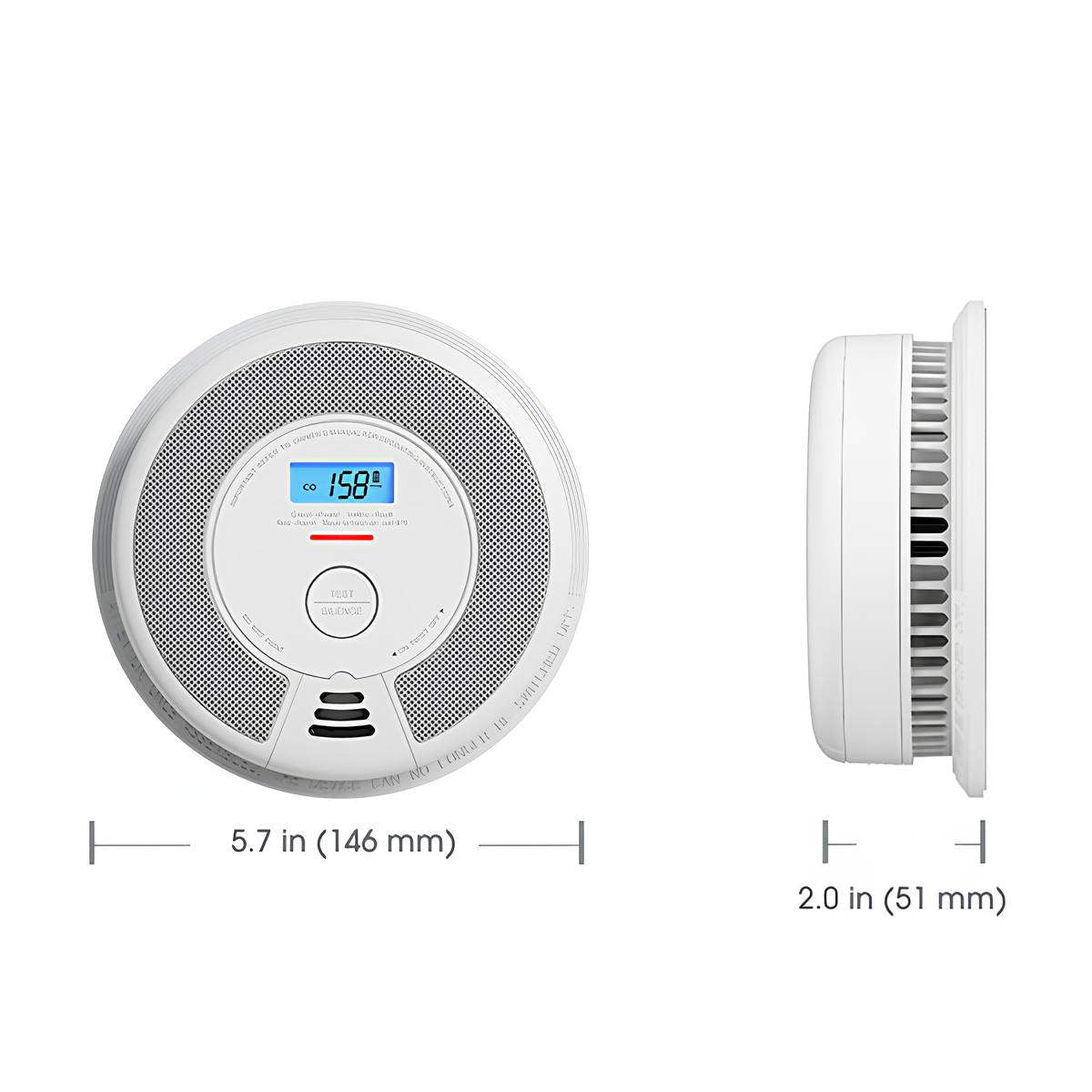 X - Sense SC07 - W - Intelligenter vernetzter Rauch - und Kohlenmonoxidmelder - Calitronshop.com