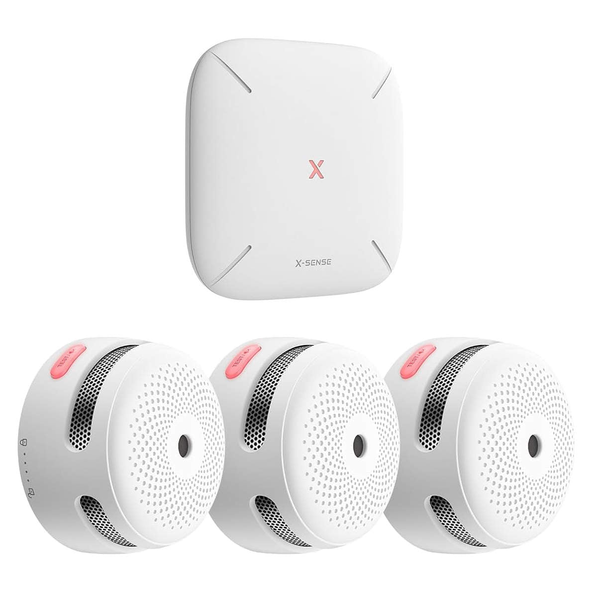 XSENS FS31 Rauchmelder Set - Basisstation & 3St. Rauchmelder - Calitronshop.com