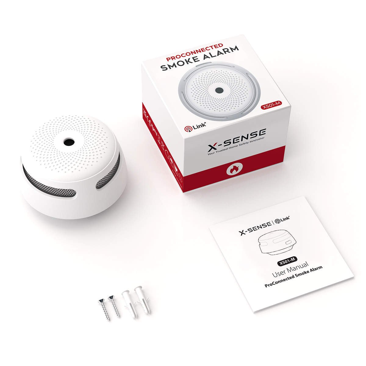 XSENS FS31 Rauchmelder Set - Basisstation & 3St. Rauchmelder - Calitronshop.com