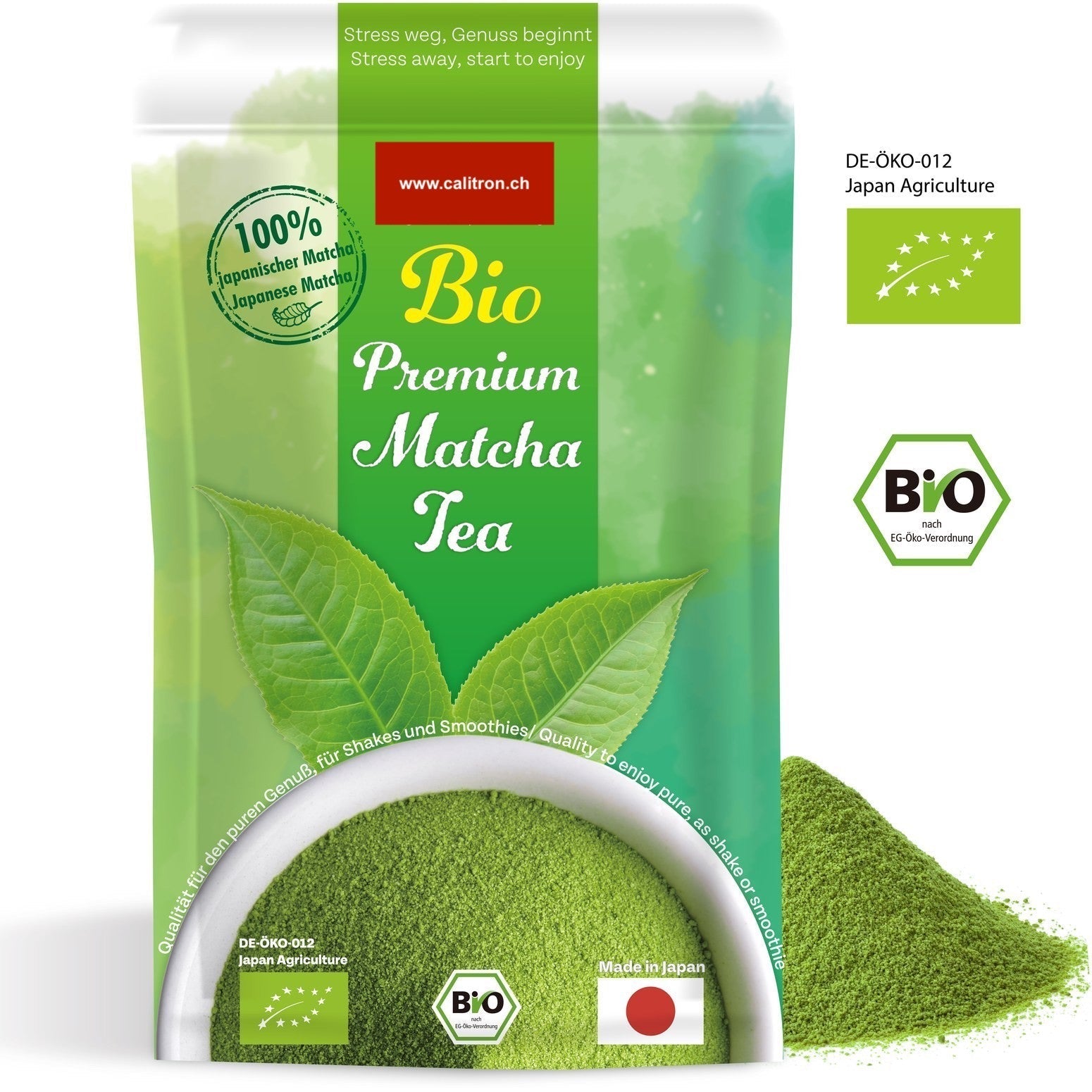 Bio Matcha Tee - Japan Premium Qualität, 30g - Calitronshop.com