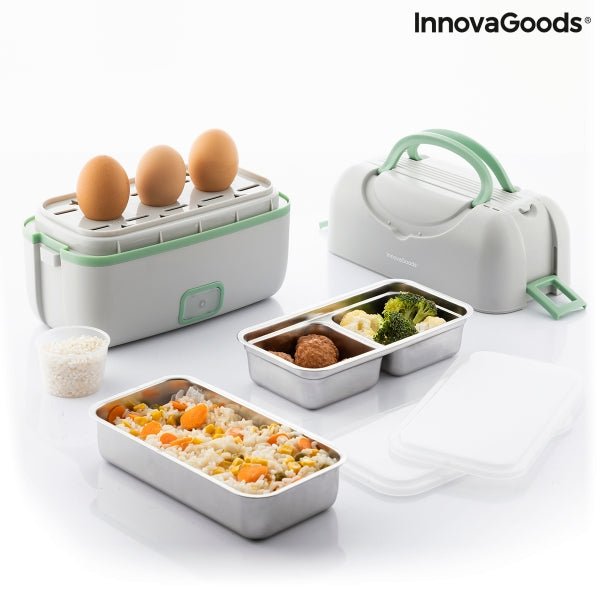 Elektrischer Dampfgarer, Steamer & Lunchbox 3 in 1 - Calitronshop.com