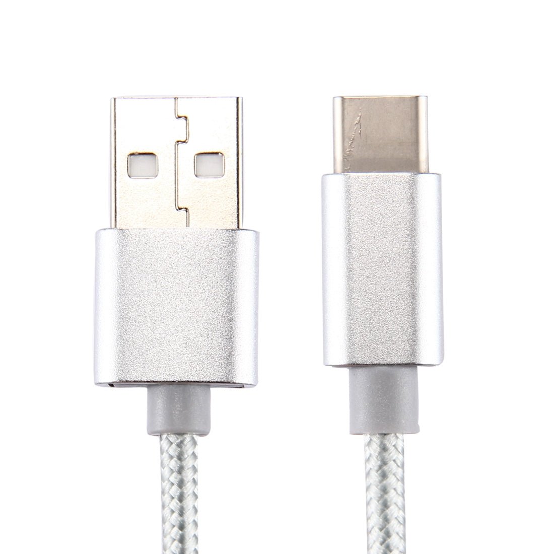 Ladekabel Typ C USB 2m Silber rund - Calitronshop.com