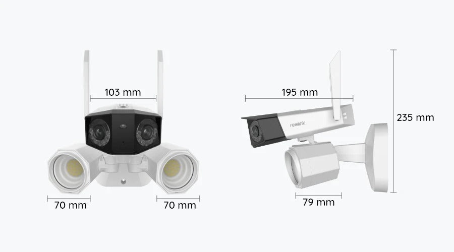 Reolink Duo Floodlight WiFi Kamera mit Flutlicht - Calitronshop.com