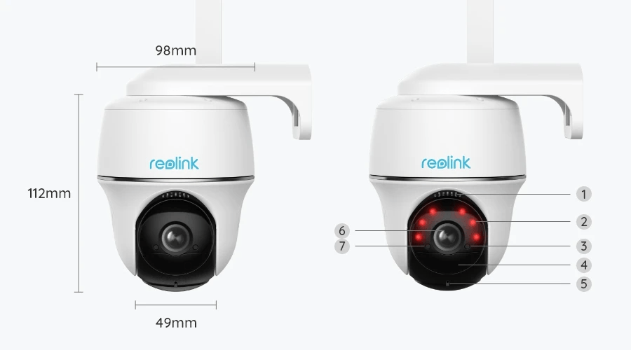 Reolink GO PT PLUS - 4G surveillance camera incl. solar panel