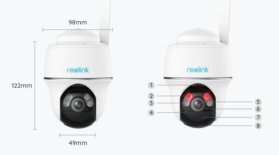 Reolink Go PT Ultra 4K Mobilfunk Kamera dreh- und schwenkbar RL-GO-PT-Ultra - Calitronshop.com