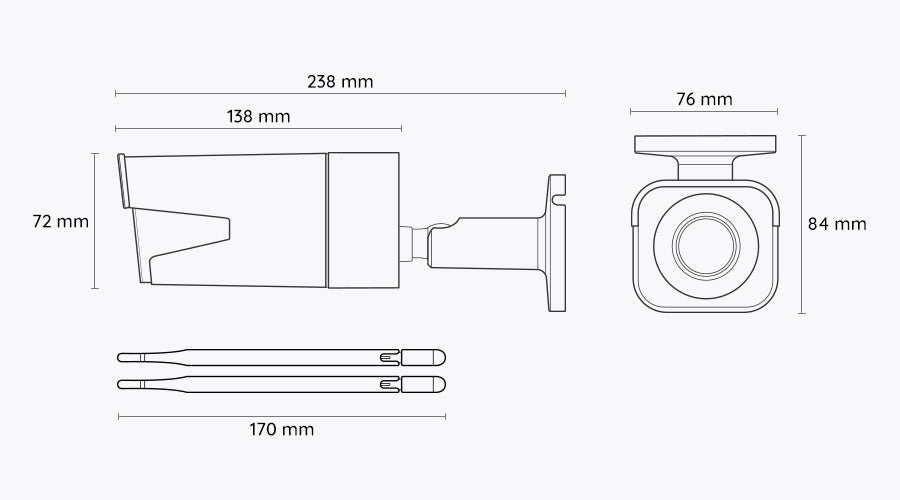 Reolink RLC-511WA - B5M11WA 5MP Spotlight WLAN-Kamera mit intelligenter Personen- & Autoerkennung - Calitronshop.com