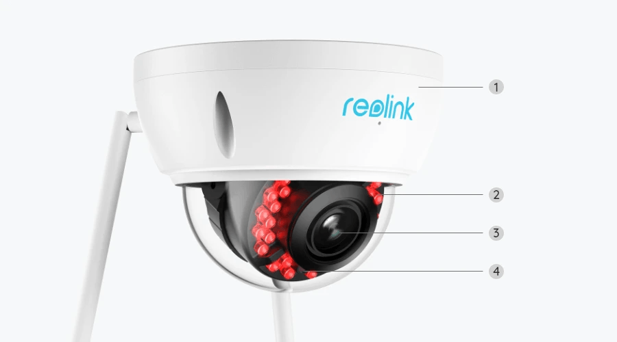 Reolink RLC-542WA Smarte 5MP WLAN-Kamera mit 5X optischem Zoom - Calitronshop.com
