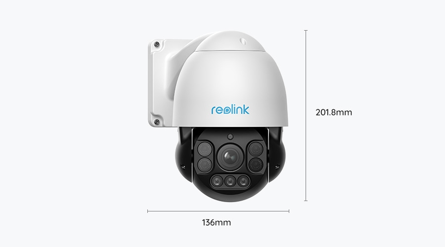 Reolink RLC-823A - D4K23 Smarte 4K UHD PoE-Kamera mit High-Speed-PTZ & Spotlight - Calitronshop.com