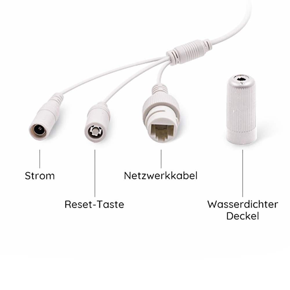 RLC-510A Wetterfeste IP66 PoE Kamera, 30m Nachtsicht - Calitronshop.com