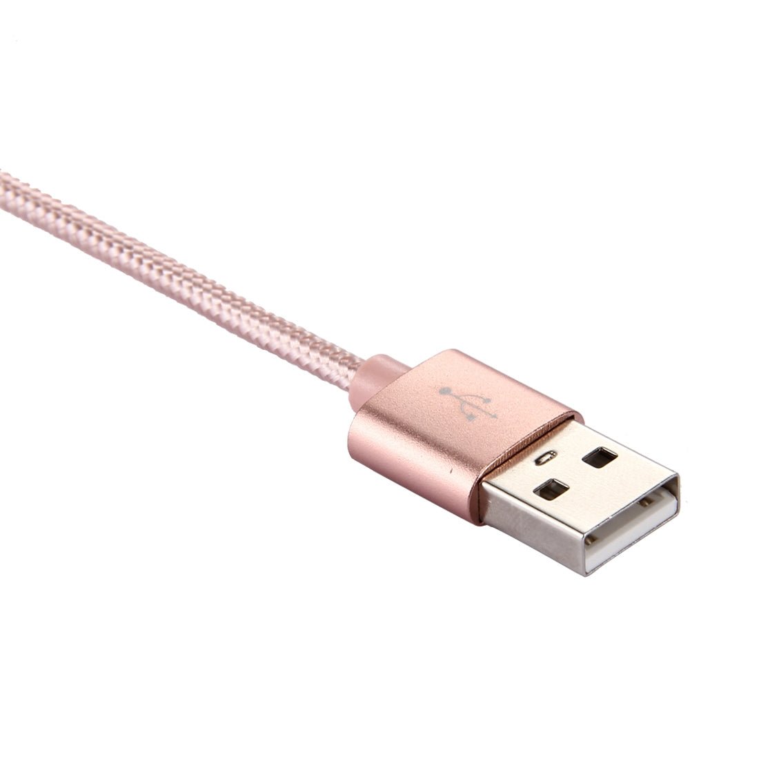 USB TypC Schnell Ladekabel Sync Kabel rosegold 1m - Calitronshop.com